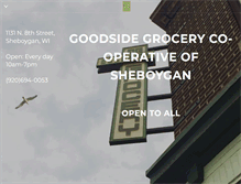 Tablet Screenshot of goodsidegrocery.com